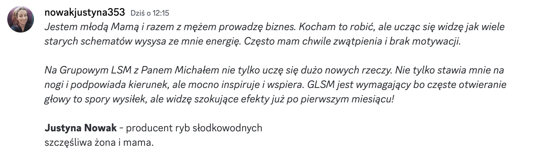 Opinia Grupowego LSM z Michałem "Kołczem Majkiem" Wawrzyniakiem